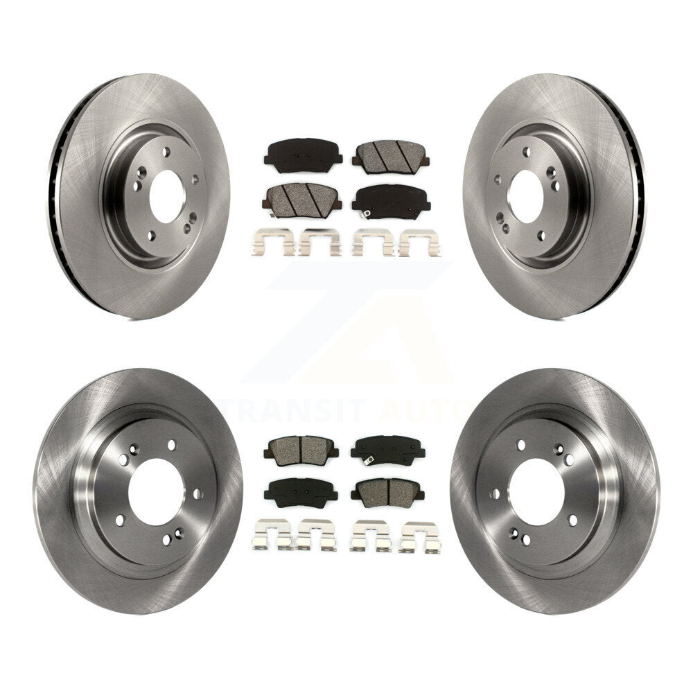 Kit de plaquettes de frein semi-métalliques pour Rotor de frein avant et arrière, pour Hyundai Azera Limite 2016 – 2017