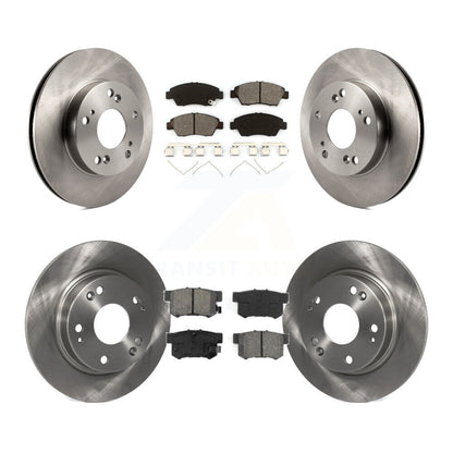 Kit de rotor de frein à disque avant et arrière et plaquettes semi-métalliques pour Acura ILX 2013 2015 1.5