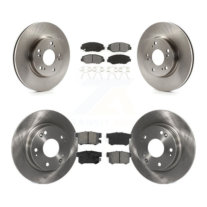 Kit de rotors de frein à disque avant et arrière et plaquettes semi-métalliques pour Acura ILX 2.0L 2013