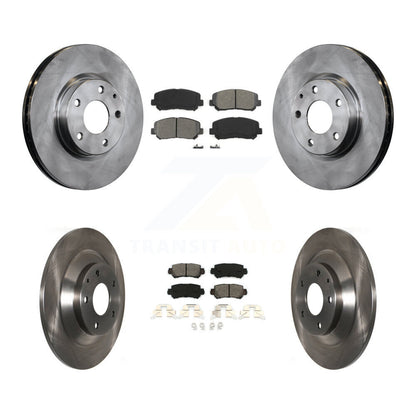 Kit de rotors de frein à disque avant et arrière et plaquettes semi-métalliques pour Mazda CX-2013-2015