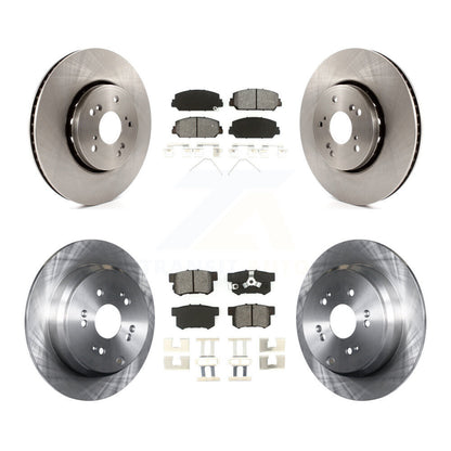 Kit de rotors de frein à disque avant et arrière et plaquettes semi-métalliques pour Acura RDX 2013-2018