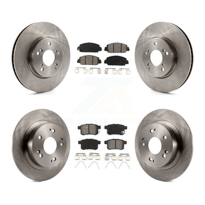 Kit de rotors de frein à disque avant et arrière et plaquettes semi-métalliques pour Honda Accord