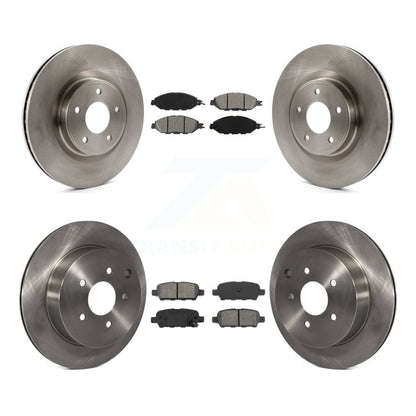 Kit de rotor de frein avant et arrière et plaquettes semi-métalliques pour Nissan Murano Pathfinder QX6