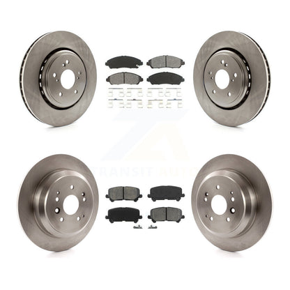 Kit de rotors de frein à disque avant et arrière et plaquettes semi-métalliques pour Acura MDX 2014-2016