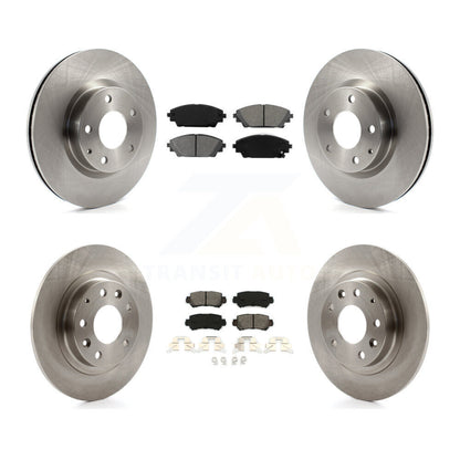 Rotor de frein à disque avant et arrière et Kit de plaquettes semi-métalliques pour Mazda CX-3 AW 2016 – 2018