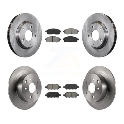 Kit de disques de frein à disque avant et arrière et plaquettes semi-métalliques pour Nissan Sentra