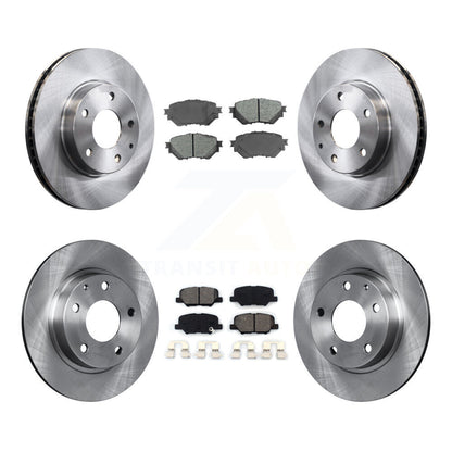 Kit de disques de frein à disque avant et arrière et plaquettes semi-métalliques pour Mazda 3 Sport