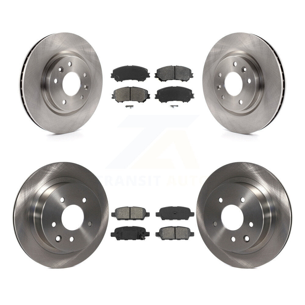 Kit de plaquettes semi-métalliques de Rotor de frein à disque avant et arrière, pour Nissan Rogue Sport Qashqa