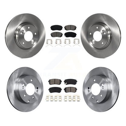 Kit de plaquettes semi-métalliques de Rotor de frein avant et arrière, pour moteur à gaz Hyundai Sonata 15-16