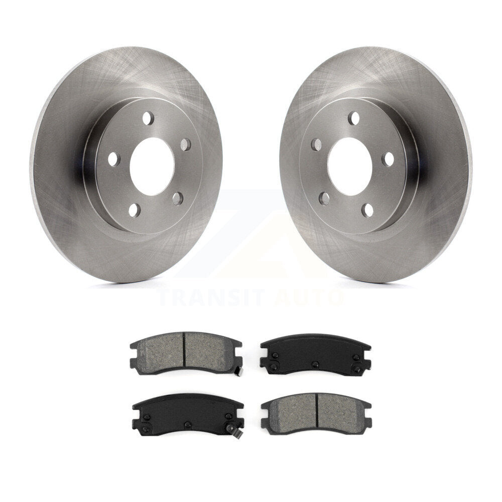 Kit de rotor de frein arrière et de plaquettes semi-métalliques pour Cadillac DeVille Séville Buick Par