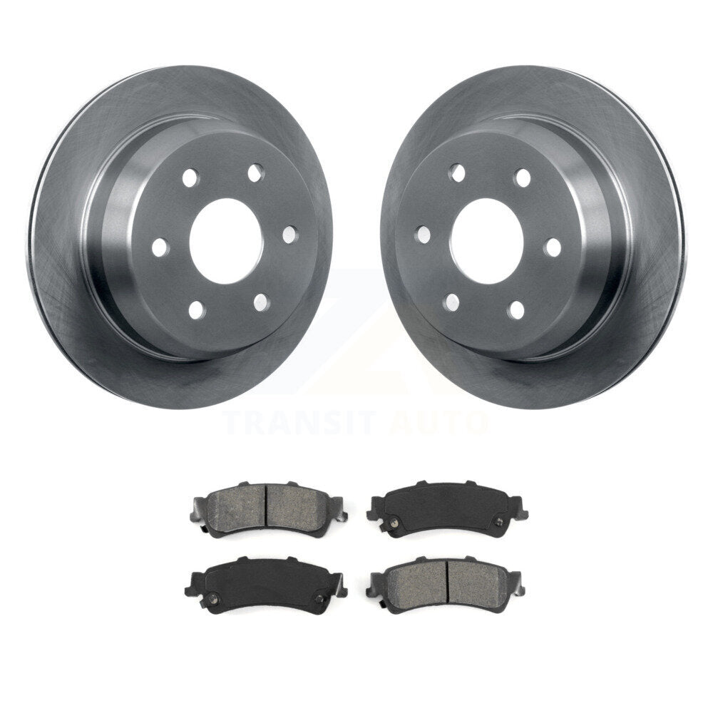 Kit de rotor de frein arrière et de plaquettes semi-métalliques pour Chevrolet GMC Silverado 1500 Sierr