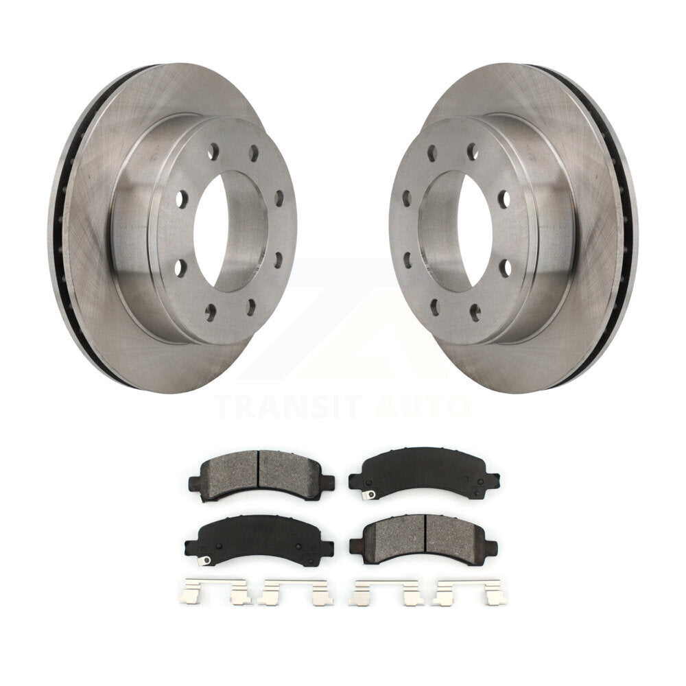 Kit de rotor de frein arrière et de plaquettes semi-métalliques pour Chevrolet GMC Express 2500 Savan