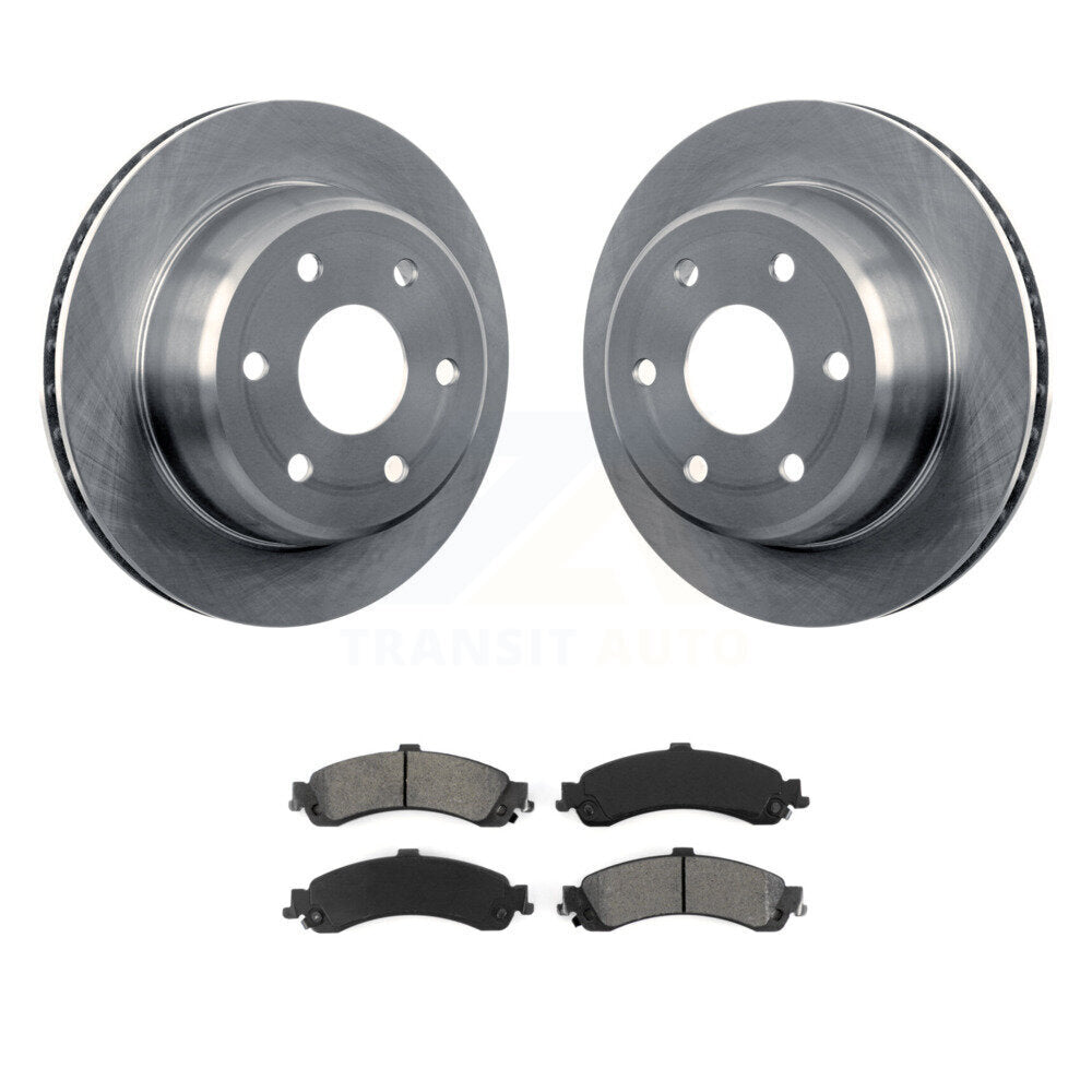 Kit de rotor de frein arrière et de plaquettes semi-métalliques pour Chevrolet GMC Silverado 1500 Sierr