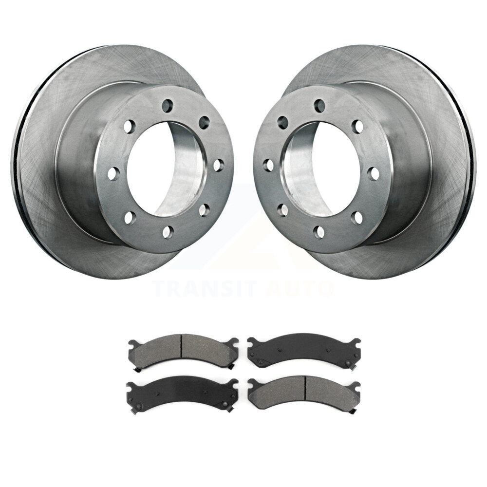 Kit de rotor de frein arrière et de plaquettes semi-métalliques pour Chevrolet GMC Silverado 3500 Sierr