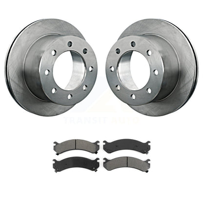 Kit de rotor de frein arrière et de plaquettes semi-métalliques pour Chevrolet GMC Silverado 3500 Sierr