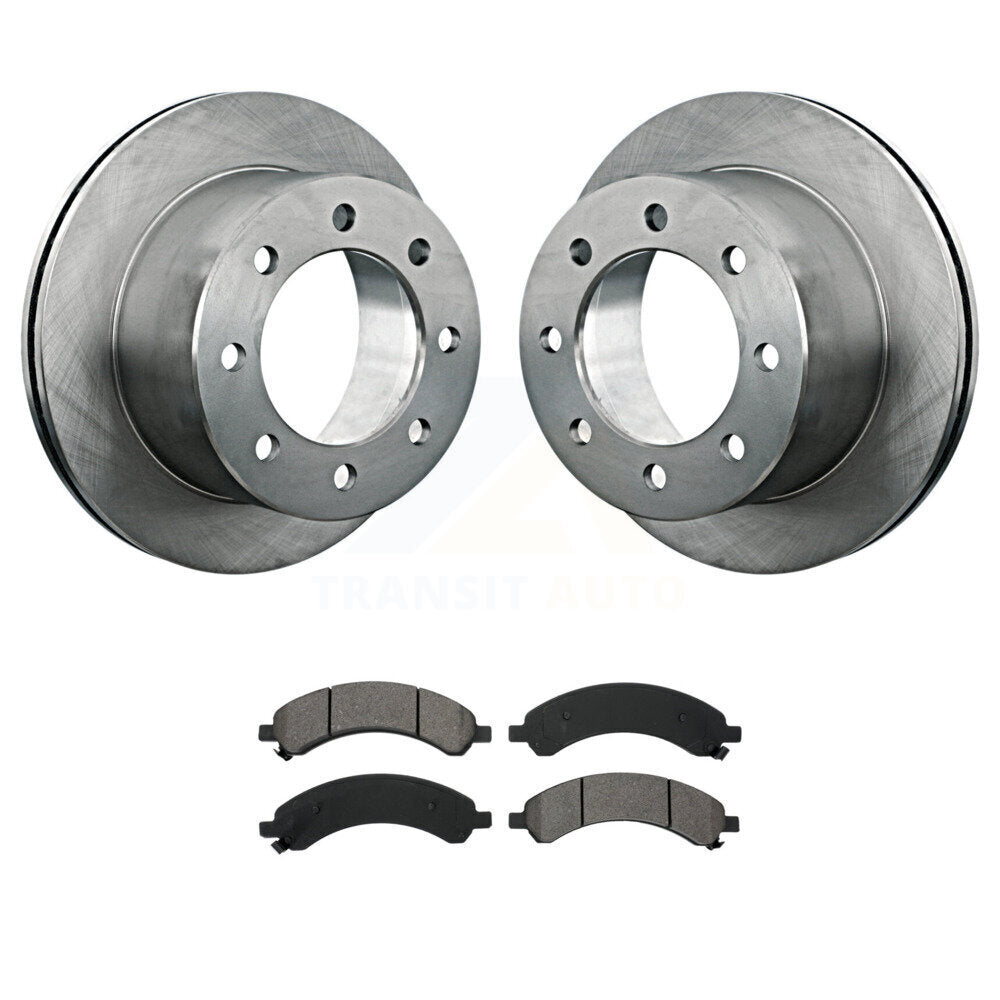 Kit de rotor de frein arrière et de plaquettes semi-métalliques pour Chevrolet Express 3500 GMC Savan