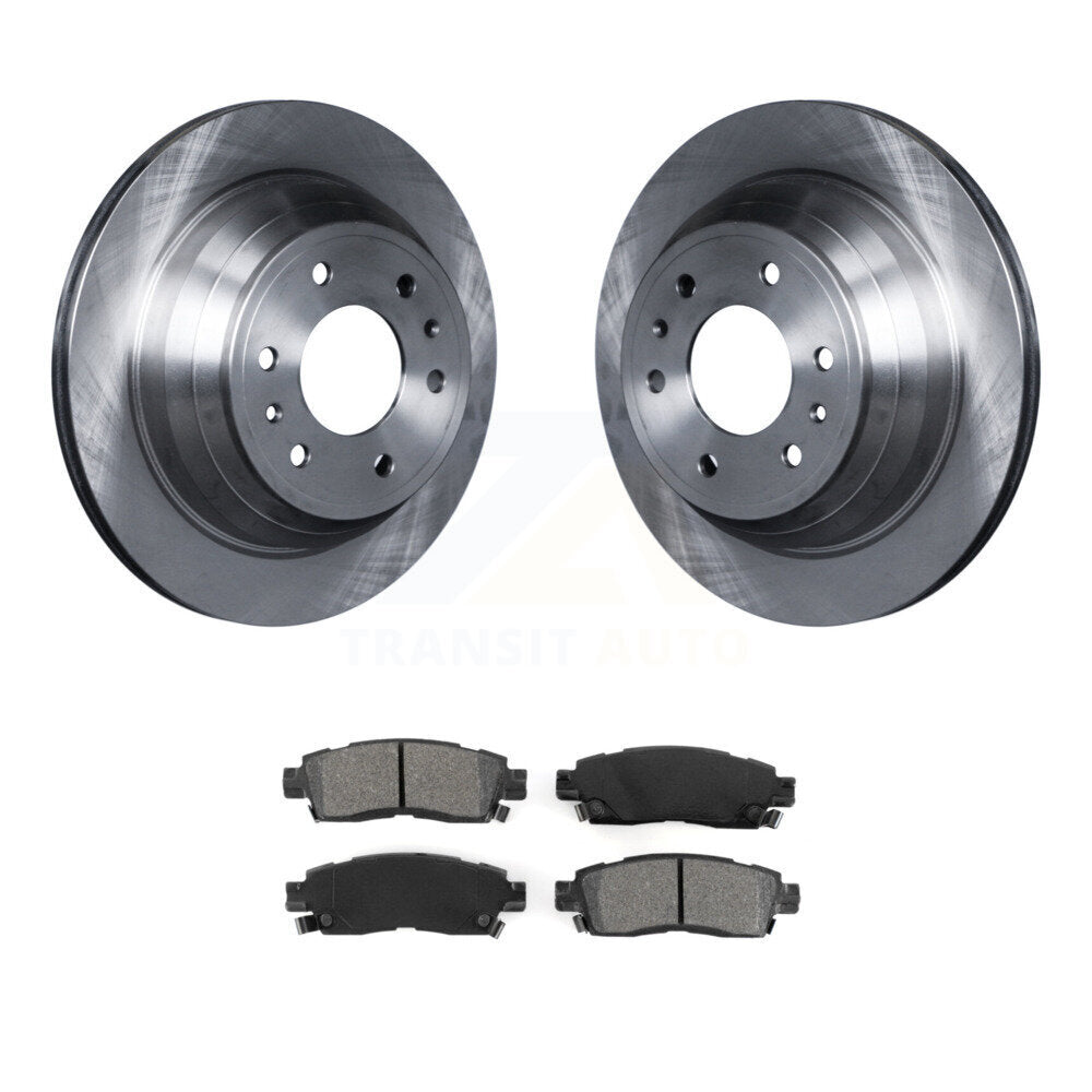 Rotors de frein arrière et Kit de plaquettes semi-métalliques pour Chevrolet GMC Trailblazer Envoy X