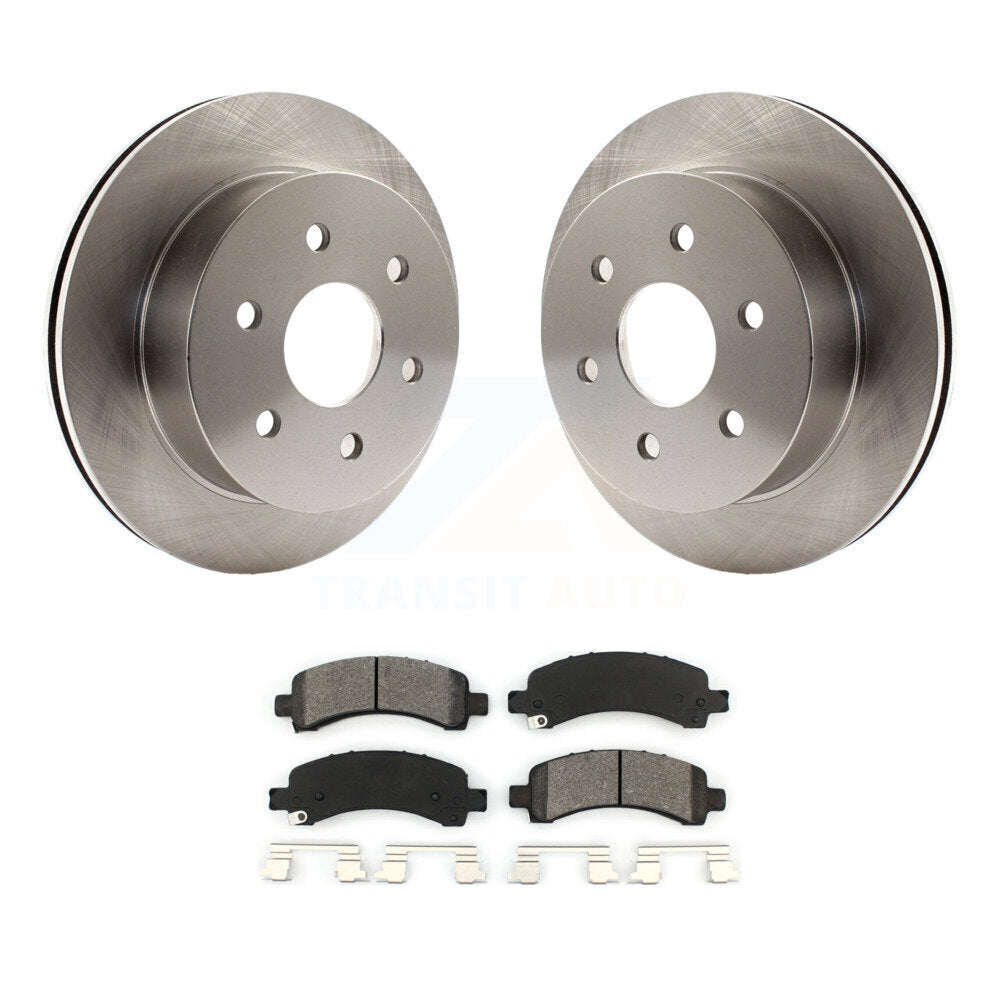 Kit de rotor de frein arrière et de plaquettes semi-métalliques pour GMC Savana 2500 Chevrolet Expres