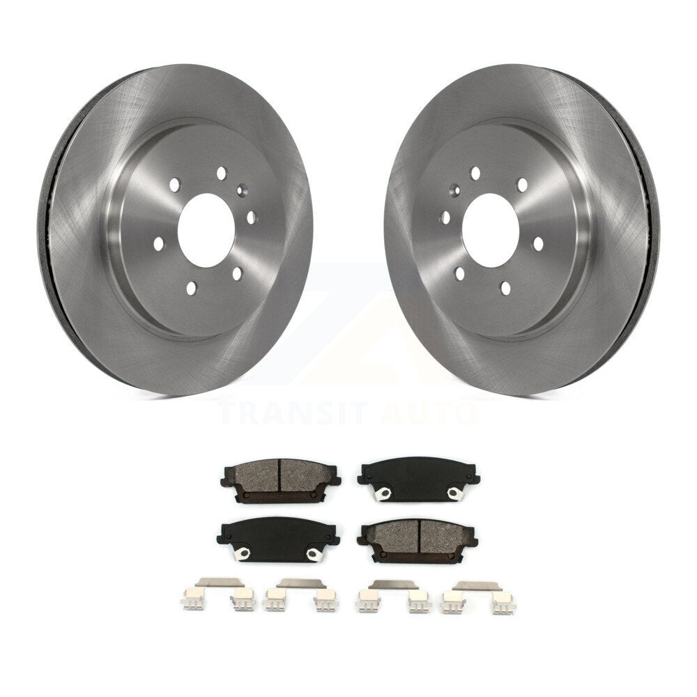 Kit de disques de frein à disque arrière et plaquettes semi-métalliques pour Cadillac SRX K8S-101540