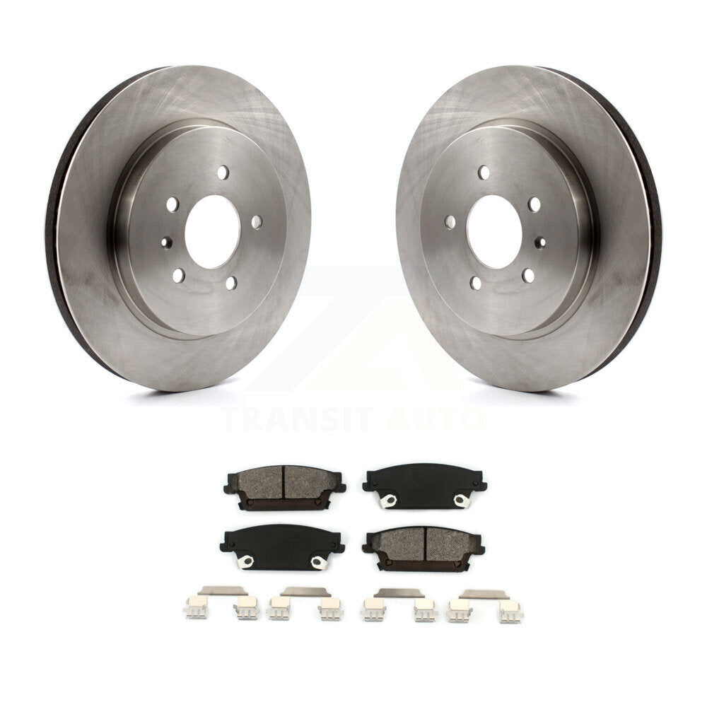 Kit de disques de frein à disque arrière et plaquettes semi-métalliques pour Cadillac CTS STS