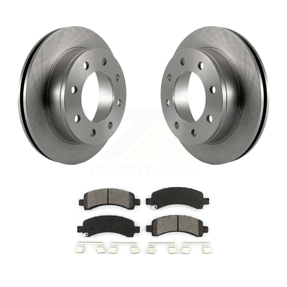 Rotor de frein à disque arrière et Kit de plaquettes semi-métalliques pour GMC Chevrolet Savana 3500 250