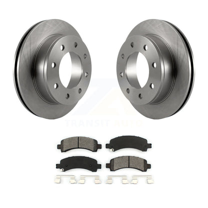 Rotor de frein à disque arrière et Kit de plaquettes semi-métalliques pour GMC Chevrolet Savana 3500 250