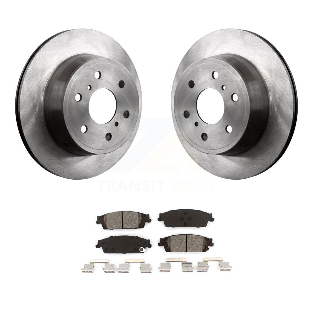Kit de rotor de frein arrière et de plaquettes semi-métalliques pour Chevrolet GMC Silverado 1500 Sierr