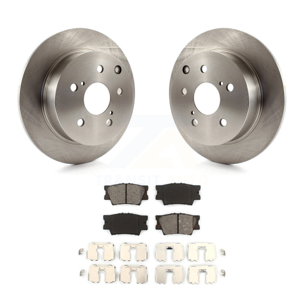Kit de rotors de frein à disque arrière et plaquettes semi-métalliques pour Toyota Matrix Pontiac Vib