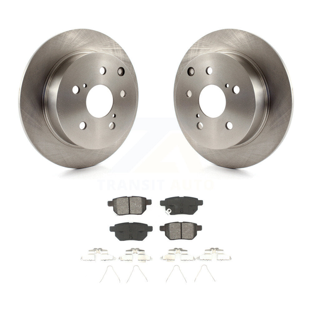 Kit de disques de frein à disque arrière et de plaquettes semi-métalliques pour Toyota Matrix XRS 2010