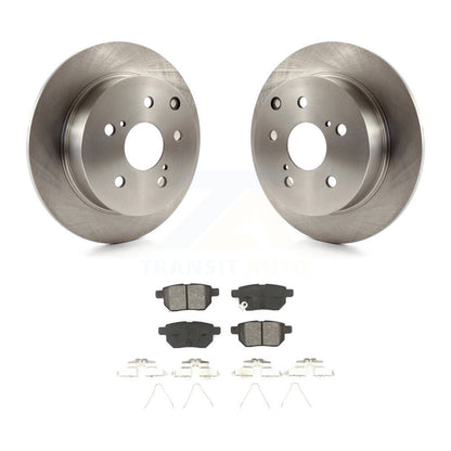 Kit de disques de frein à disque arrière et de plaquettes semi-métalliques pour Toyota Matrix XRS 2010