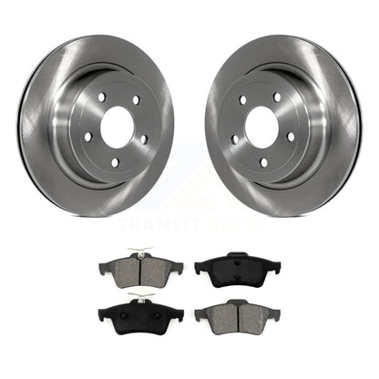Rotors de frein à disque arrière et kit de plaquettes semi-métalliques pour Chevrolet Cobalt S 2008-2010