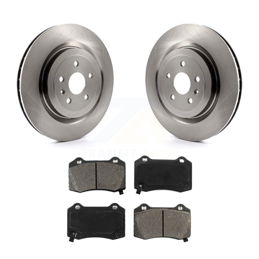 Rotors de frein à disque arrière et Kit de plaquettes semi-métalliques pour Chevrolet Camaro Cadillac CT
