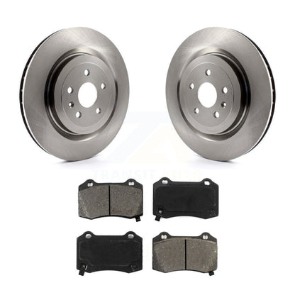 Rotors de frein à disque arrière et Kit de plaquettes semi-métalliques pour Chevrolet Camaro Cadillac CT
