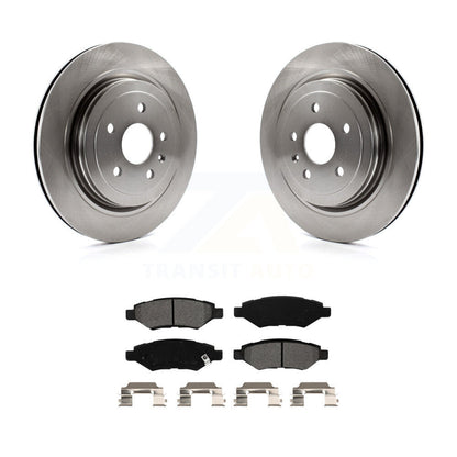 Kit de disques de frein à disque arrière et plaquettes semi-métalliques pour Cadillac CTS K8S-101566