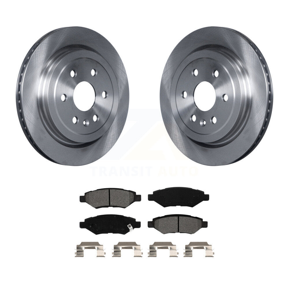 Kit de rotors de frein à disque arrière et plaquettes semi-métalliques pour Cadillac SRX Saab 9-4X