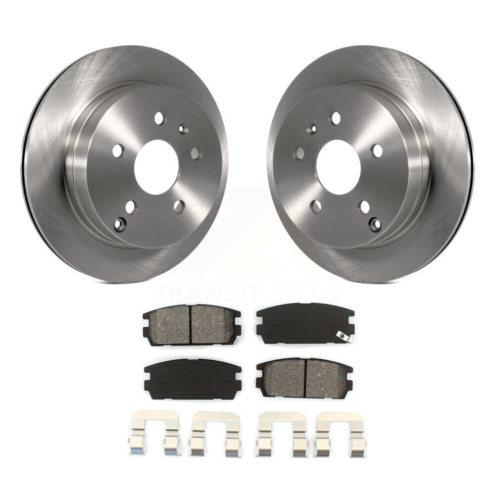 Rotors de frein à disque arrière et Kit de plaquettes semi-métalliques pour Chevrolet Equinox GMC Terrai