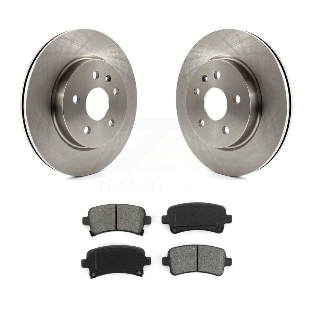 Kit de rotor de frein arrière et de plaquettes semi-métalliques pour Chevrolet Buick Malibu Impala Rega