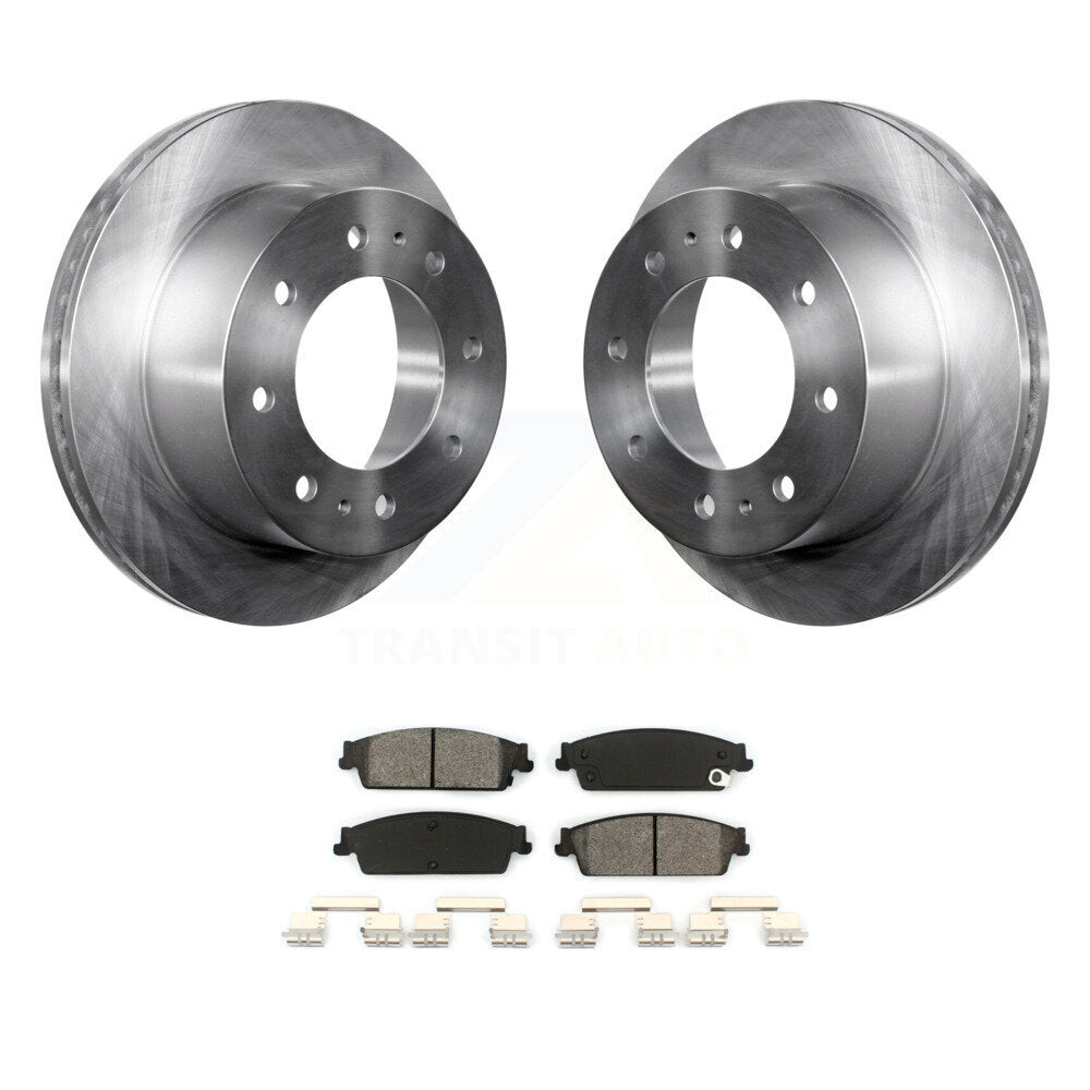 Kit de plaquettes de frein semi-métalliques pour rotors de frein arrière pour Chevrolet Silverado 2011 Hybri 1500