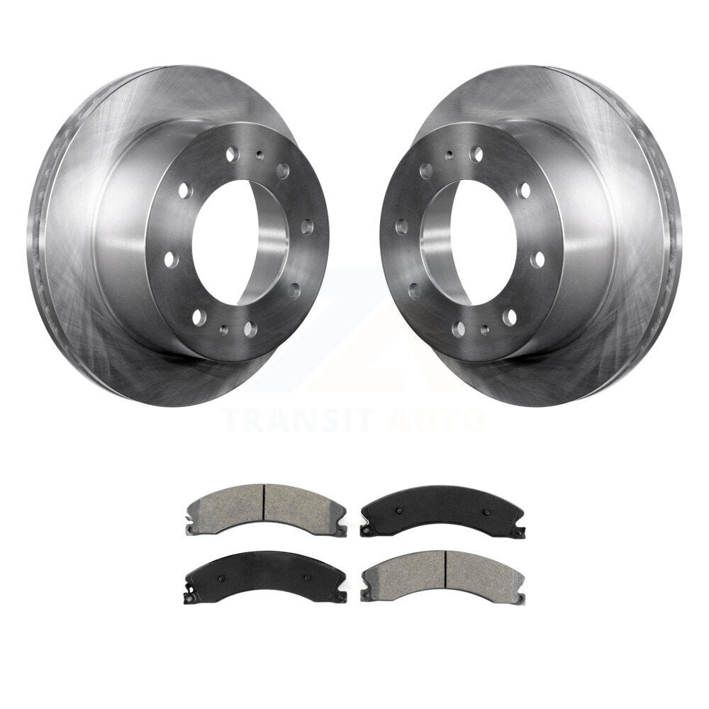 Kit de rotor de frein arrière et de plaquettes semi-métalliques pour GMC Chevrolet Sierra 2500 HD 350