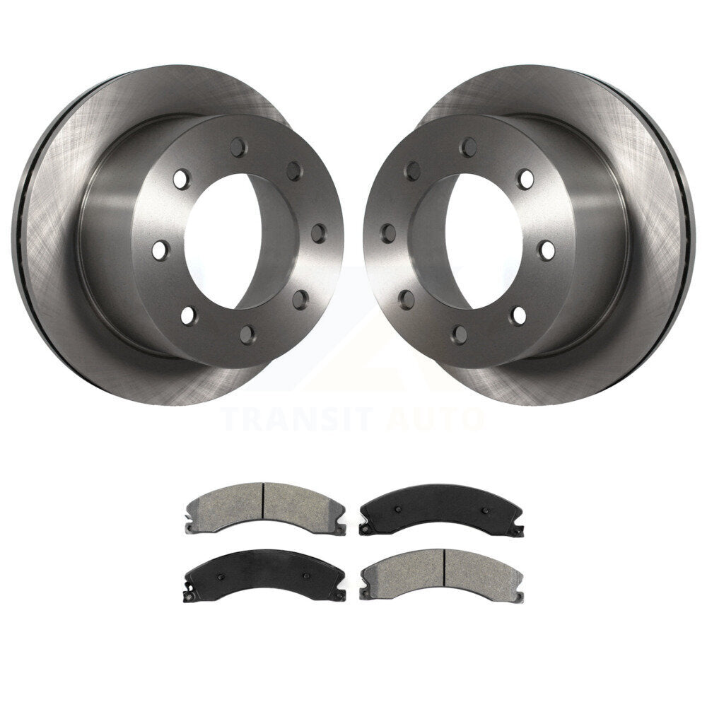 Kit de rotor de frein à disque arrière et de plaquettes semi-métalliques pour GMC Sierra 3500 HD Chevrole