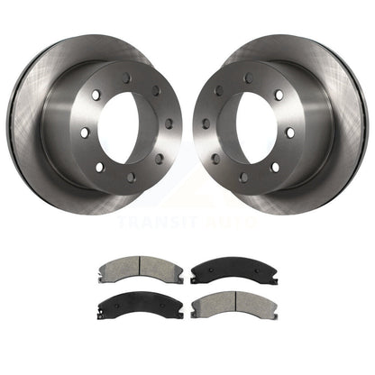 Kit de rotor de frein à disque arrière et de plaquettes semi-métalliques pour GMC Sierra 3500 HD Chevrole
