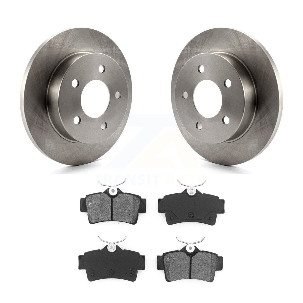 Kit de disques de frein à disque arrière et plaquettes semi-métalliques pour Ford Mustang K8S-101583