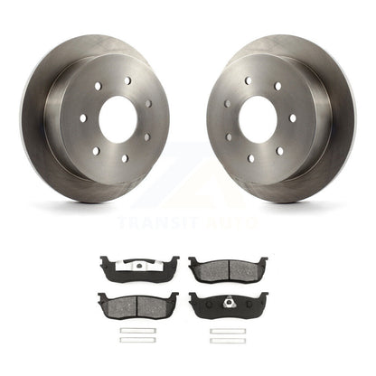 Kit de disques de frein à disque arrière et plaquettes semi-métalliques pour Ford F-150 F-250 HD