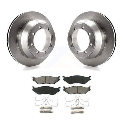 Kit de disques de frein à disque arrière et plaquettes semi-métalliques pour Ford F-550 Super Duty