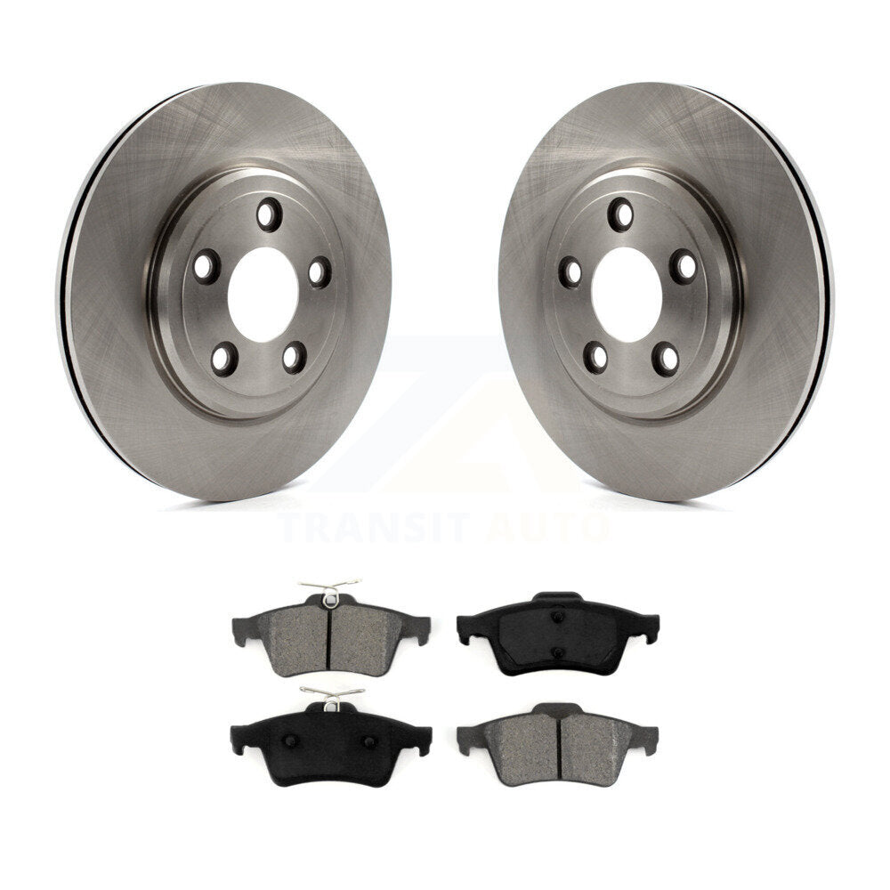 Kit de disques de frein à disque arrière et plaquettes semi-métalliques pour Jaguar Vanden Plas XJ8