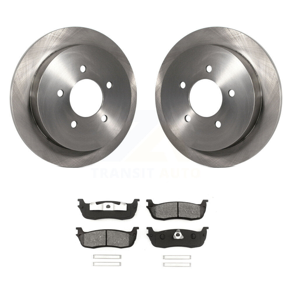 Kit de rotor de frein à disque arrière et de plaquettes semi-métalliques pour Ford F-150 Heritage Expeditio
