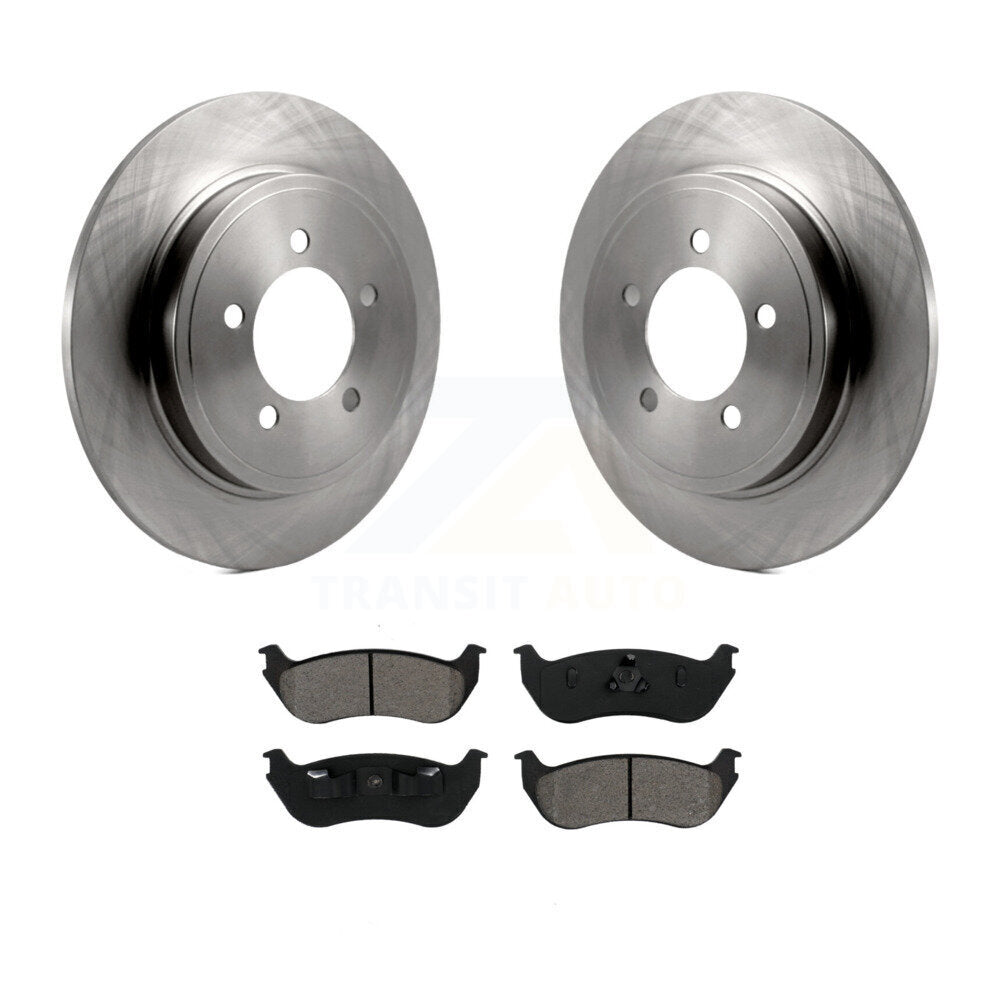 Kit de rotor de frein arrière et de plaquettes semi-métalliques pour Ford Explorer Mercury Mountainee