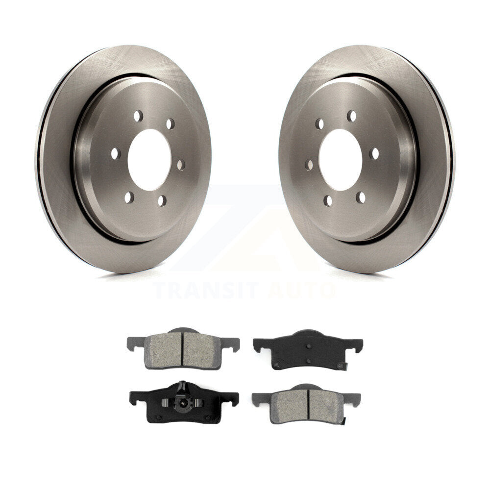 Kit de rotor de frein arrière et de plaquettes semi-métalliques pour Ford Expedition Lincoln Navigato