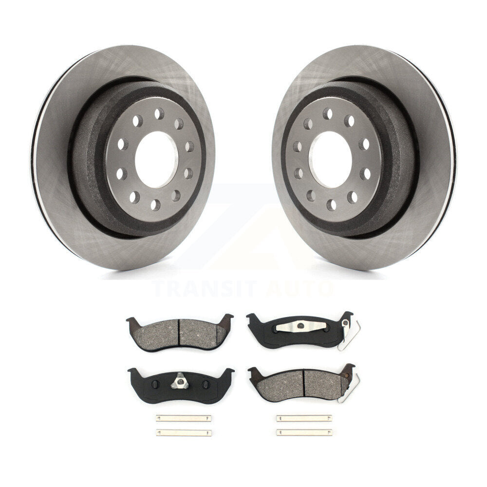 Kit de plaquettes semi-métalliques de Rotor de frein à disque arrière, pour Lincoln Town Car Seda 2003 – 2011