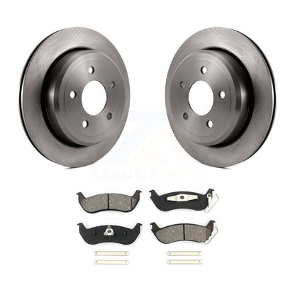Kit de rotor de frein arrière et de plaquettes semi-métalliques pour Ford Crown Victoria Mercury Gran